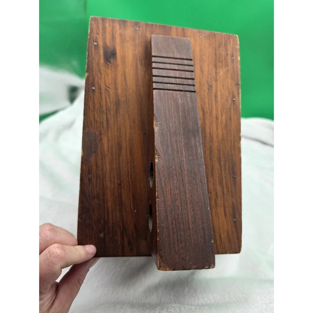 Wooden Shoe Shine Box VTG